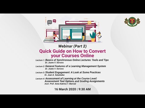 How to Convert your Courses Online Part 2