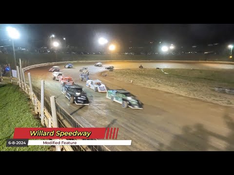 Willard Speedway - Modified Feature - 6/8/2024 - dirt track racing video image