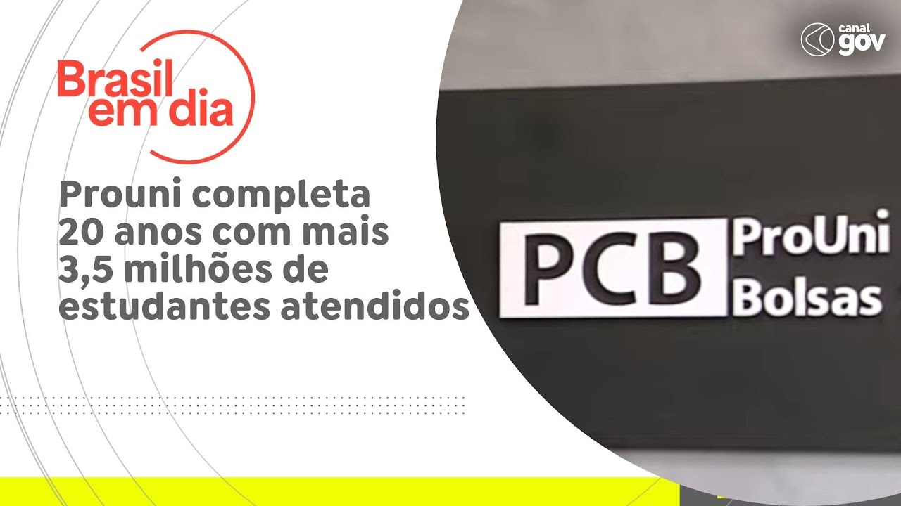Prouni completa 20 anos com mais 35 milhões de estudantes atendidos