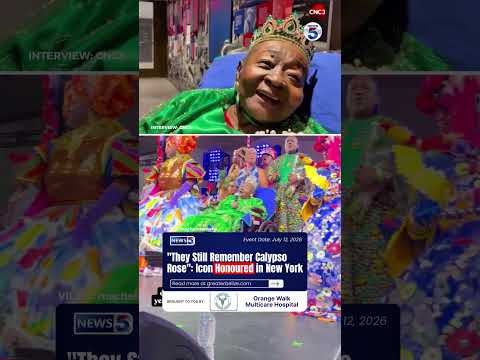 "They Still Remember Calypso Rose": Icon Honoured in New York