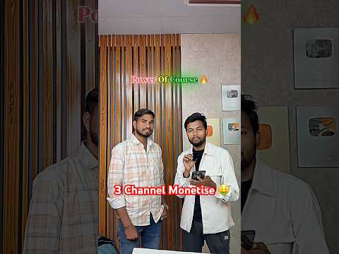 6 महीने में 3 Channel Monetised 🤑🔥 #manojdey #shorts #deytubeacademy