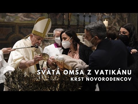 PRIAMY PRENOS SVÄTEJ OMŠE Z VATIKÁNU – Nedeľa 12. 1. 2024