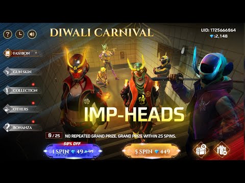 DIWALI CARNIVAL EVENT LIVE GIVEAWAY | FF LIVE GIVEAWAY ? 💙 #freefirelive #ff #freefire