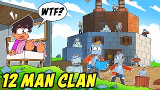 YouTube thumbnail for SebbyK's video titled 'Waking up to THE WORST 12 MAN CLAN on my Doorstep in Rust!!!'