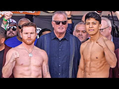Canelo alvarez vs. Jaime munguia • full weigh in & final face off | dazn boxing