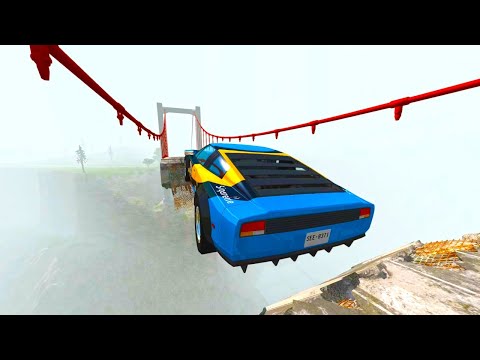 Epic Crashes & Destruction ★BeamNG drive★ Crazy Jumps Police Chases Crash Test Cars / Drive2Live