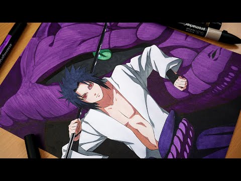 Drawing Sasuke and Aoda
