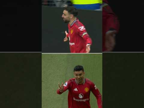 Bruno’s Reaction To Both Assists 🤷‍♂️