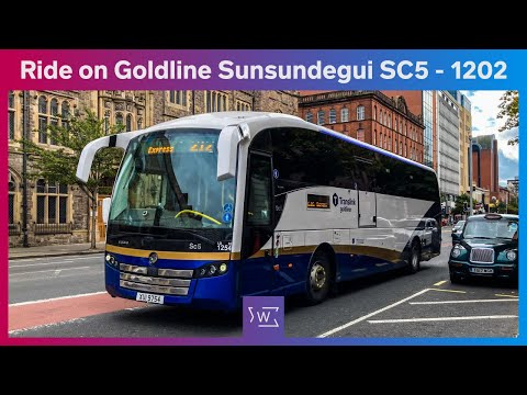 Ride on Translink Goldline Volvo Sunsundegui SC5 (1202)