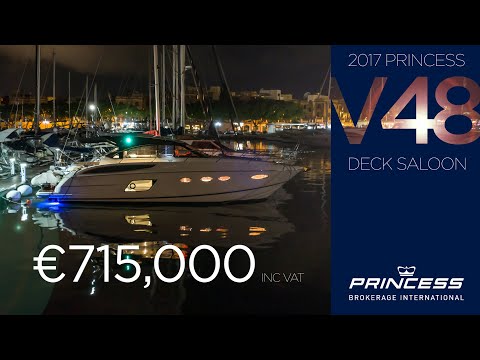 2017 Princess V48 Deck Saloon Sports Cruiser **FOR SALE** in Valetta,
Malta