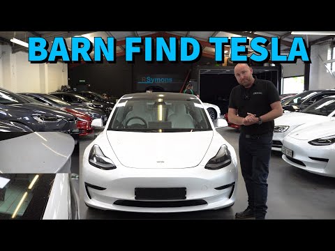 Not used for 2 years! Tesla Model 3 problems after long term storage. Rare like barn find but as new