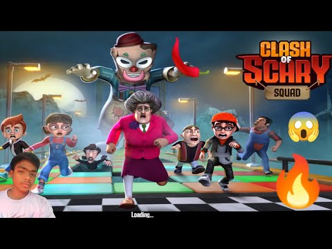 CLASH SCARY SQUAD 😲 CLASS SQUAD GAME 🎮 HARD LEVEL 😏 GAMER L 9 6 TAP TO PLAY ▶️