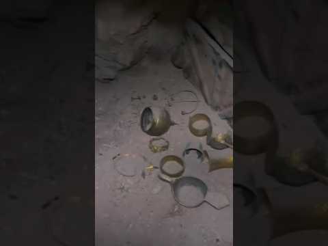 Fortuna em ouro encontrado em caverna!!! 😱😱  #viralvideo