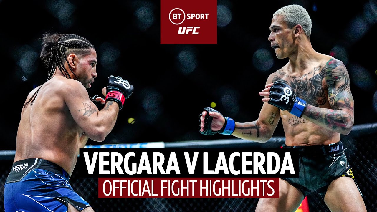Vergara pulls off insane comeback! J Vergara vs Daniel Lacerda | Official UFC Fight Highlights