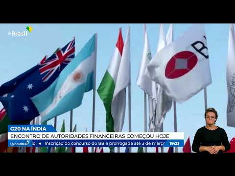 G20: Encontro de autoridades financeiras começou hoje