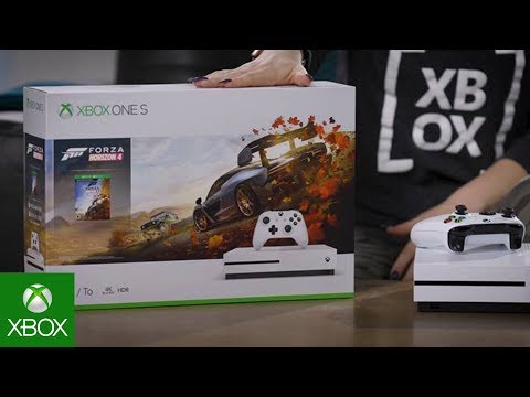 Unboxing Xbox One S Forza Horizon 4 Bundle - "One of the top Xbox games of the year"