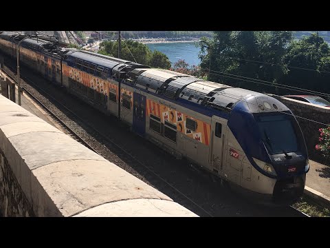 SNCF Bombardier TER EMU at Villefranche-sur-mer (03/08/2019)