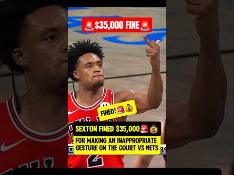 Colin Sexton FINED $35,000 for THIS🚨