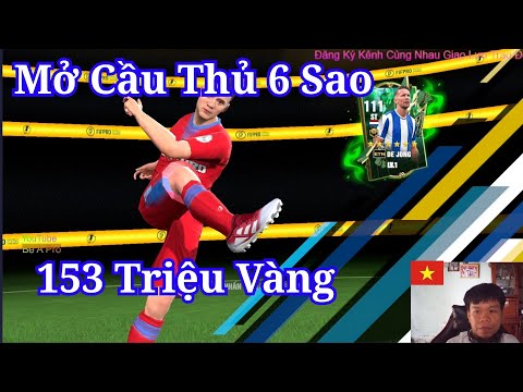 🔥 Mở Cầu Thủ 6 Sao Trên 153 Triệu Vàng | Be A Pro Football