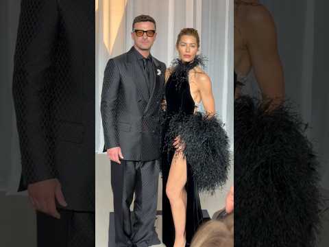 Justin Timberlake and Jessica Biel on <strong>the</strong> <strong>red</strong> carpet at <strong>the</strong> Academy Museum Gala.