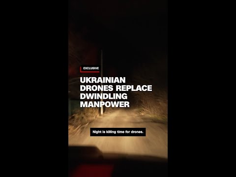 Ukrainian soldiers fire drones as manpower shrinks