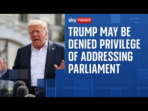 Will Donald Trump address parliament on UK state visit?