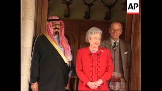 UK - Saudi prince lunches with Queen