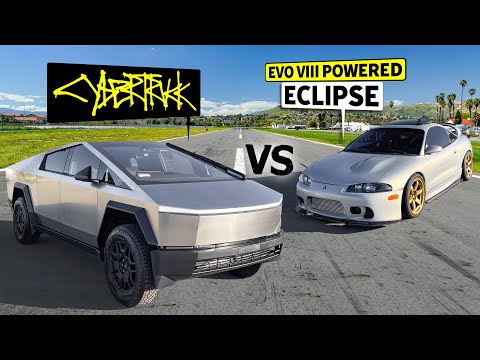 Tesla Cyber Truck vs. Classic Eclipse: High-Speed Showdown
