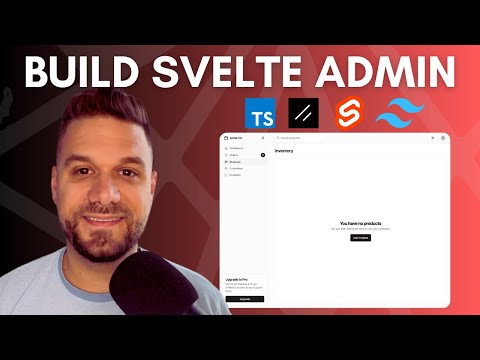 Simplest way to build Admin Area in Svelte (Shadcn, TypeScript)