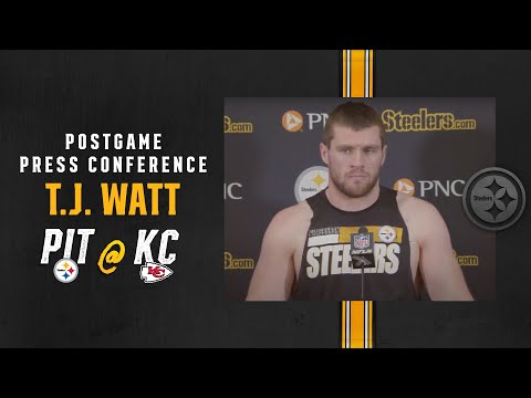Steelers Postgame Press Conference (Wild Card at Chiefs): T.J. Watt | Pittsburgh Steelers video clip