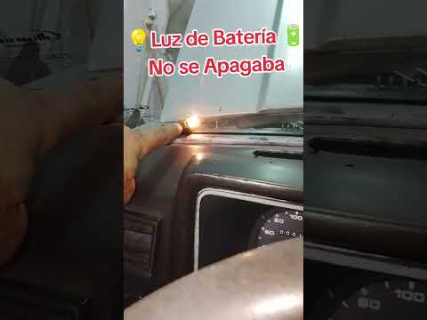 Como hacer que se apague la luz de batería