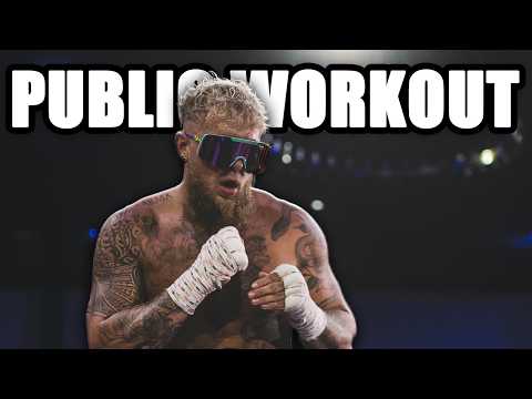 Exclusive Footage: Jake Paul's Training Session and Press Conference