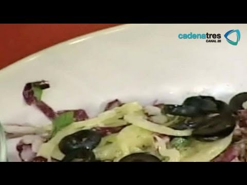 Ensalada de hinojo y radicchio con vinagreta. - UClIHawzMOBFQc1QZu2XYuoQ