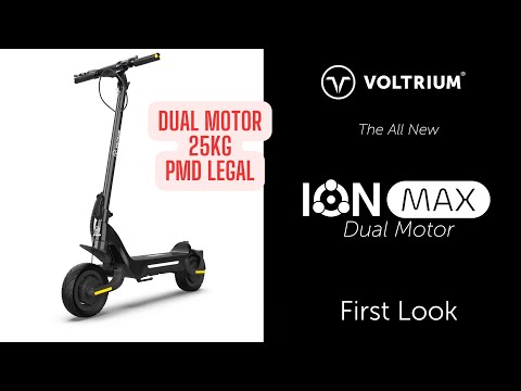 Voltrium Ion Max Dual Motor - Australia's best lightweight Dual Motor Electric Scooter.