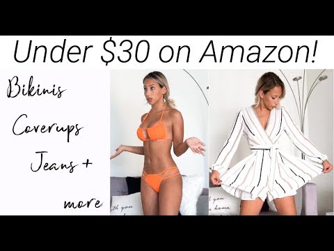 AMAZON Try-On Haul - Swimwear, Best Jeans Ever, & More (UNDER 30$) - UCR117JPMLO3Y7J5mIblkBNg