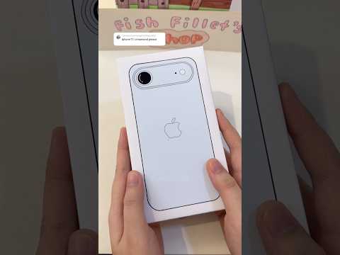 Iphone 17 air unboxing asmr #unboxing #asmr #diy #iphone #iphone17 #paper