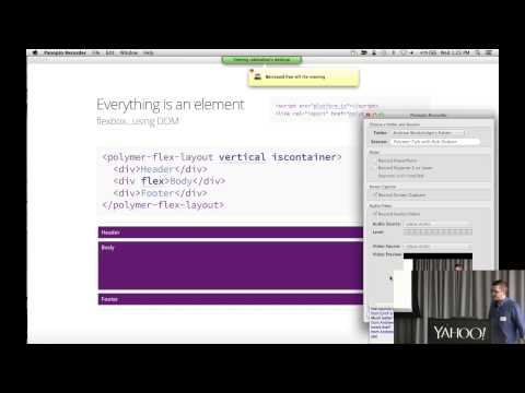 Polymer: Building Blocks for the Web with Rob Dodson and Alex
Komoroske