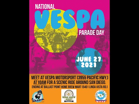 National Vespa Parade Day Update || June 27 2021