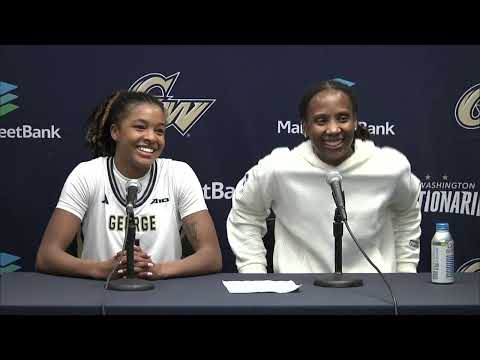 GW Women's Basketball vs. Loyola-Chicago (WNIT Super 16 Post-Game Press Conference)