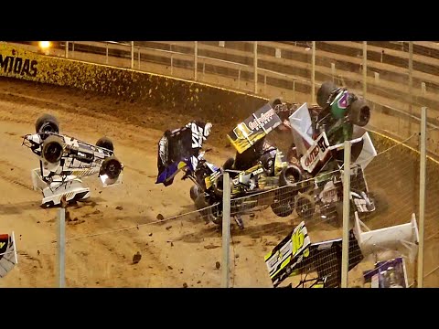 Western Springs Speedway- Sprintcars Silver Crown - 2/1/25 - dirt track racing video image