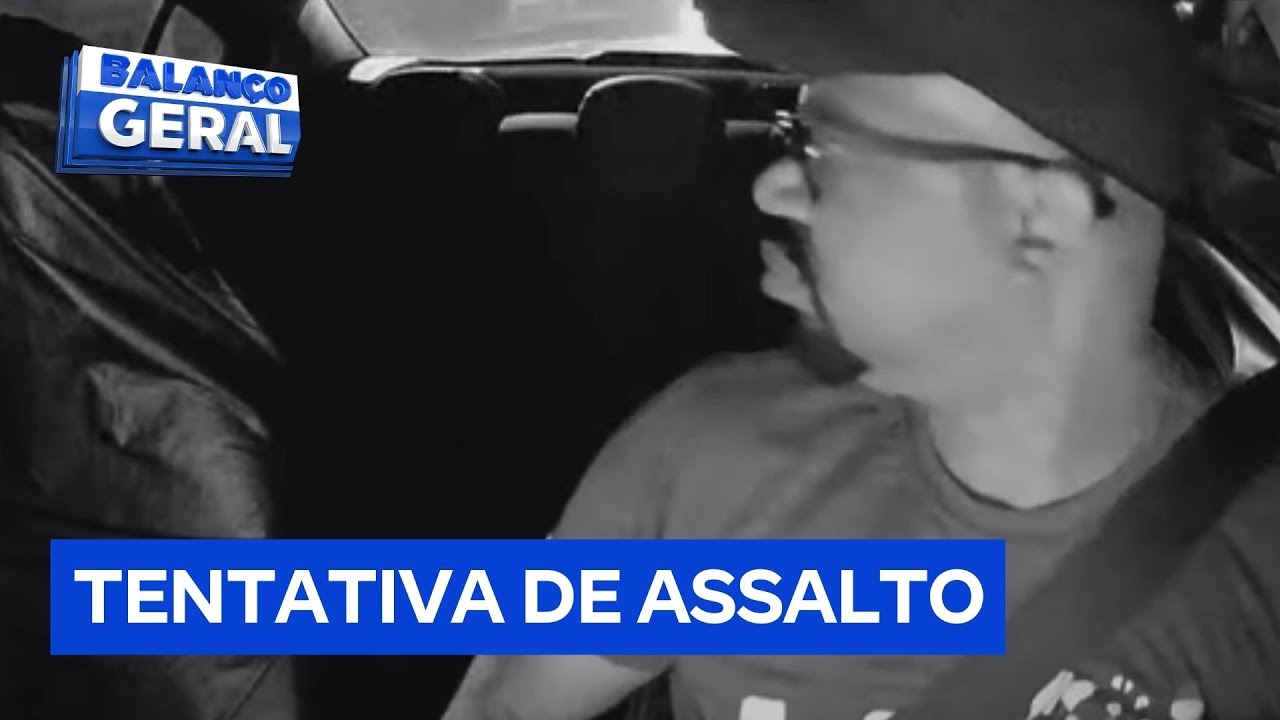 Motorista de carro por aplicativo é atacado a tiros por motociclista