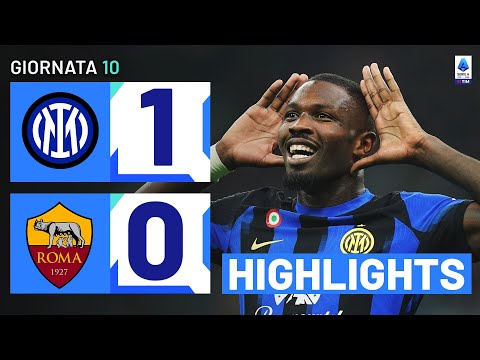 INTER-ROMA 1-0 | HIGHLIGHTS | 10ª GIORNATA | SERIE A TIM 2023/24