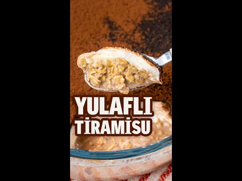 Tiramisu tadında fit tatlı: YULAFLI TİRAMİSU  