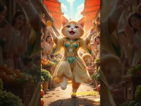 Cat Celebrate #cat #catshorts #shortsfeed #aicatlab2025