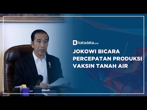 Jokowi Bicara Percepatan Produksi Vaksin Tanah Air | Katadata Indonesia