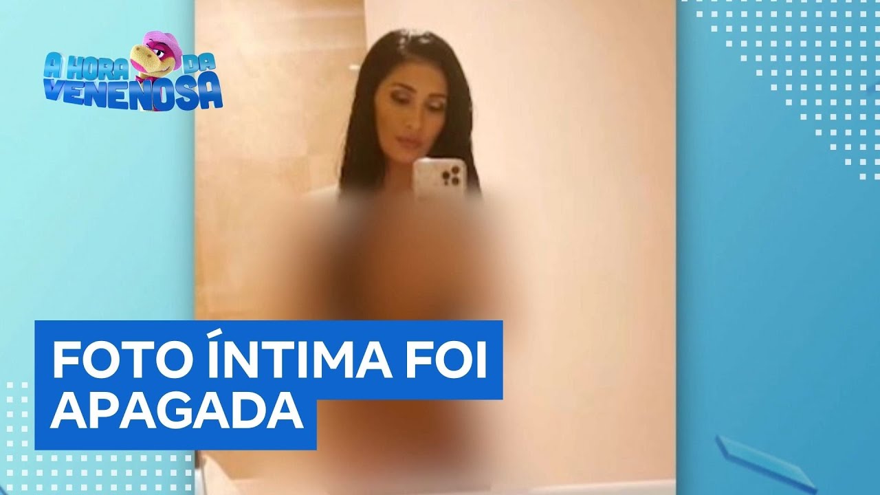 O print é eterno! Simaria posta foto nua e causa alvoroço nas redes sociais