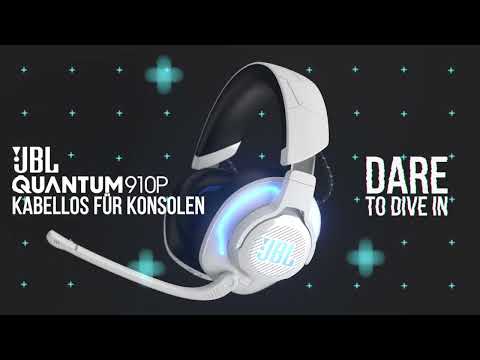 JBL Quantum 910 P | Kabelloses Over-Ear-Gaming-Headset für Konsolen