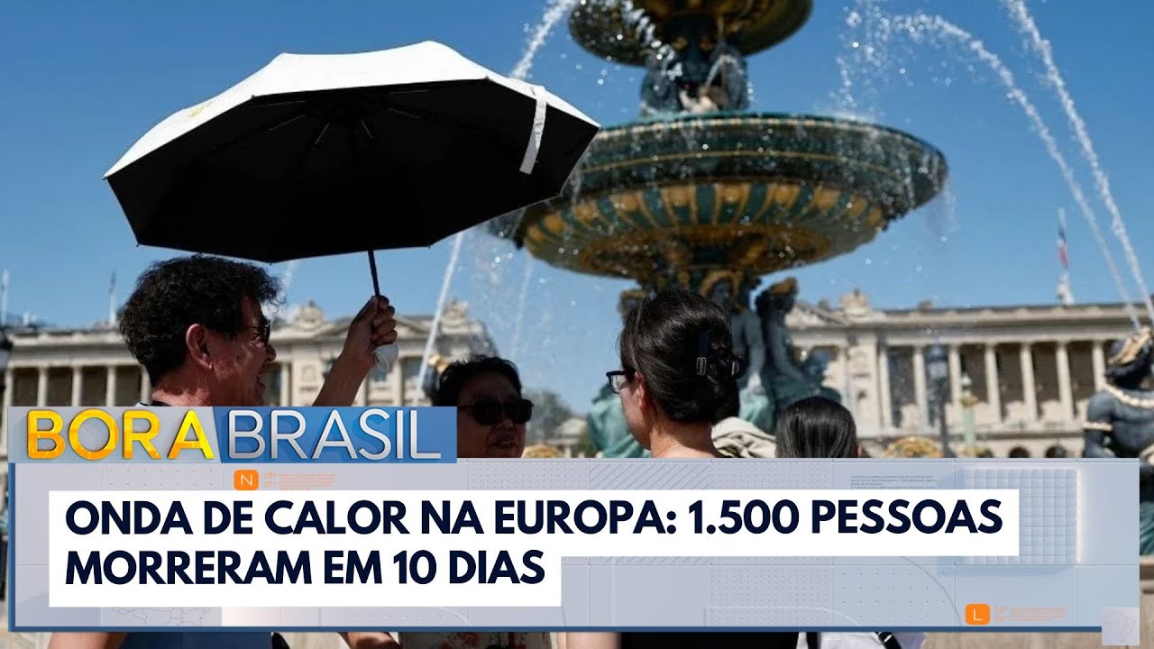 Onda de calor na Europa 1500 pessoas morreram em 10 dias