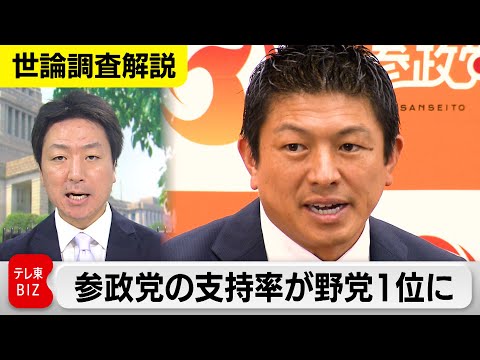 経済金融の動画サムネイル - 参政党の政党支持率が野党トップに…「次の総理」は高市氏と小泉氏が並ぶ【官邸キャップ横堀拓也の世論調査解説】