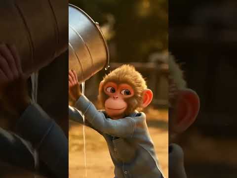 Monkey’s Funny Revenge on Cow – You Won’t Stop Laughing!"